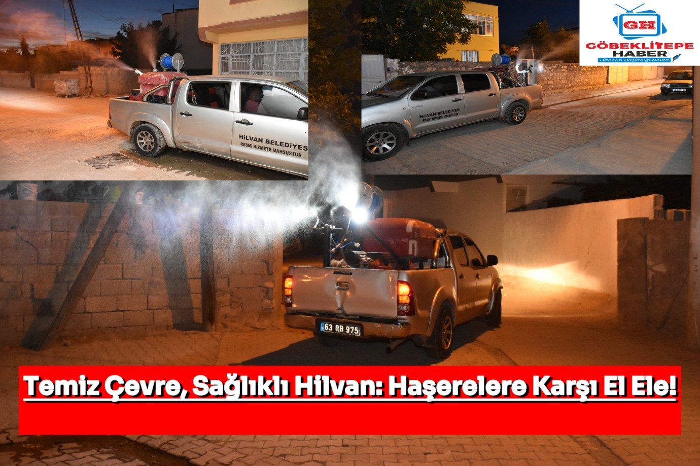 Hilvan’da Sağlık İçin İlaçlama Mesaisi: Her Noktada Etkin Mücadele!