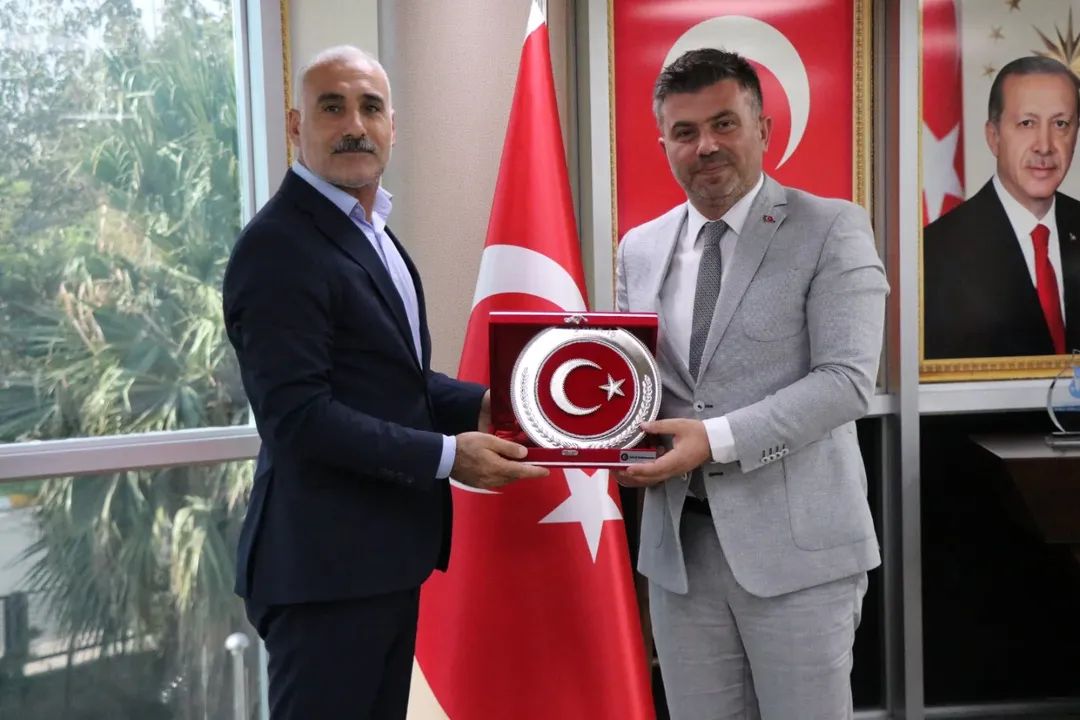 Başkan Eyüpoğlu ve Yönetiminden Gençlik Spor İl  Müdürü Yazıcı'ya Hayırlı Olsun Ziyareti