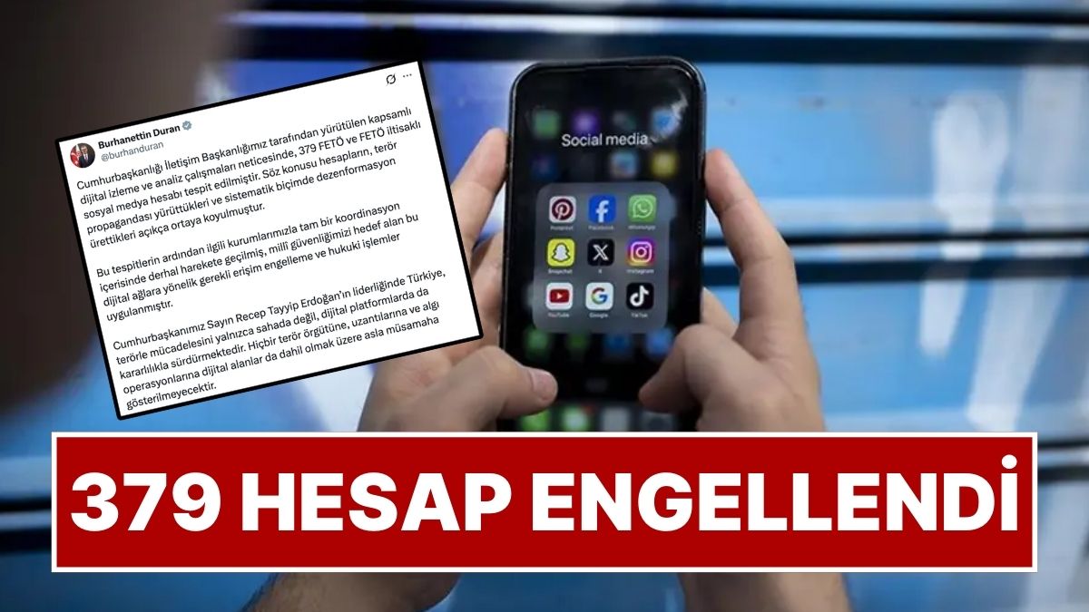 Sosyal medyada 379 FETÖ hesabına erişim engeli!