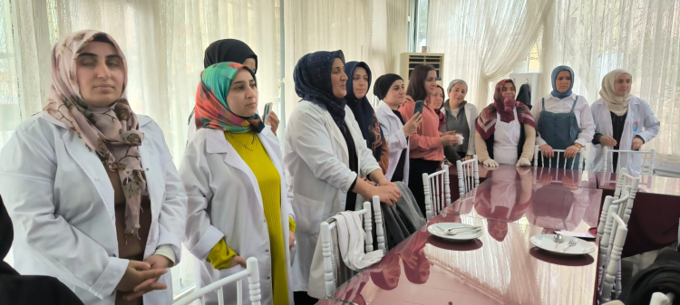 Mardin Kızıltepe’de kadın aşçılardan vegan şov
