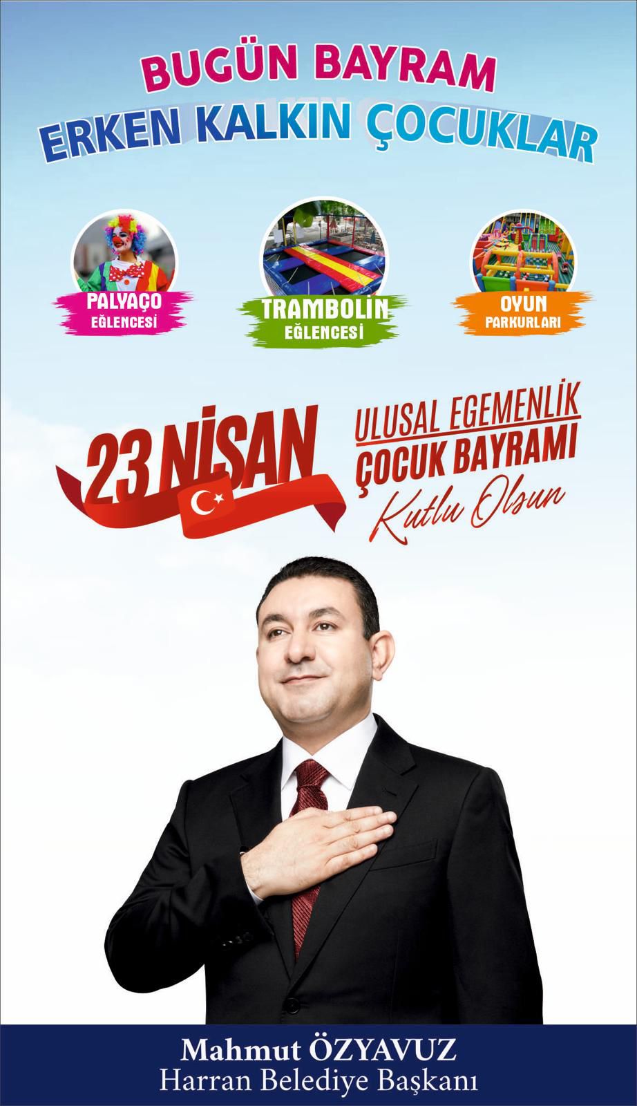 BAŞKAN ÖZYAVUZ'DAN ÇOCUKLARA ÖZEL 23 NİSAN BAYRAMI ETKİNLİKLERİ