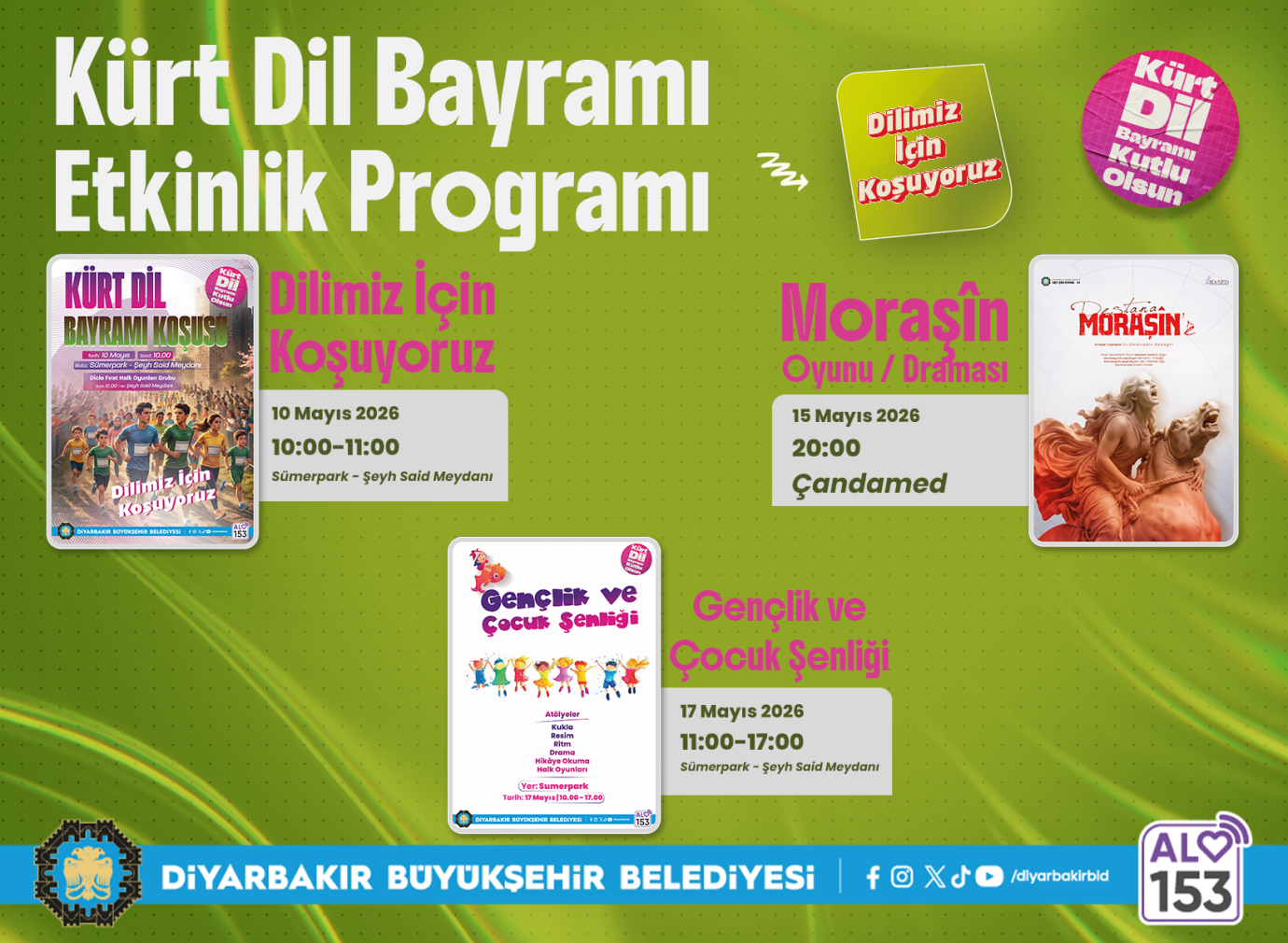 Kürt Dil Bayramı çeşitli etkinliklerle kutlanacak