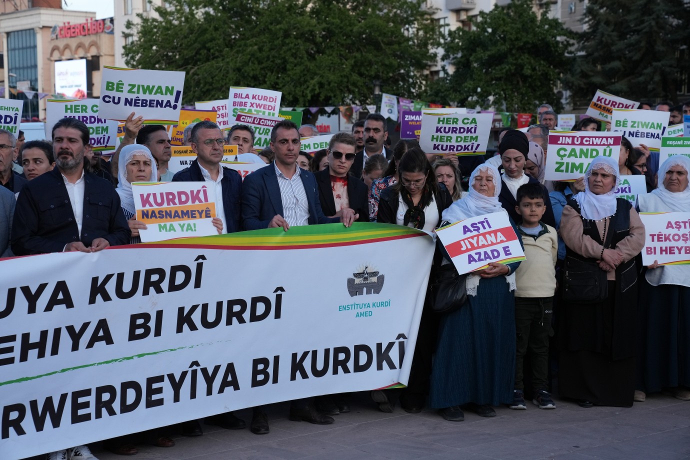 Eşbaşkan Hatun, Kürt Dil Bayramı açıklamasına katıldı