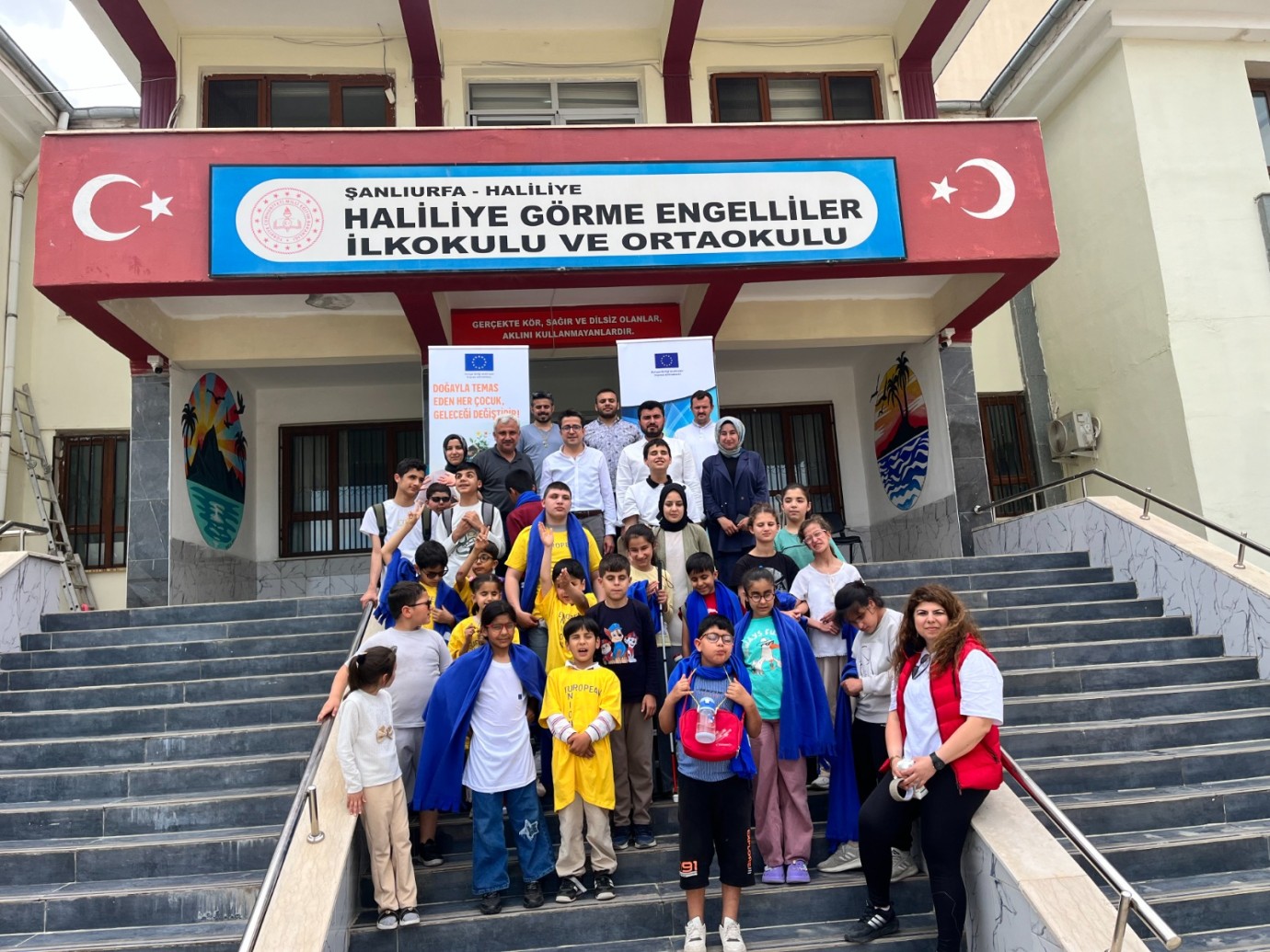 “For Our Planet” Etkinliği Haliliye Görme Engelliler Ortaokulu ve İlkokulu’ nda Gerçekleştirildi
