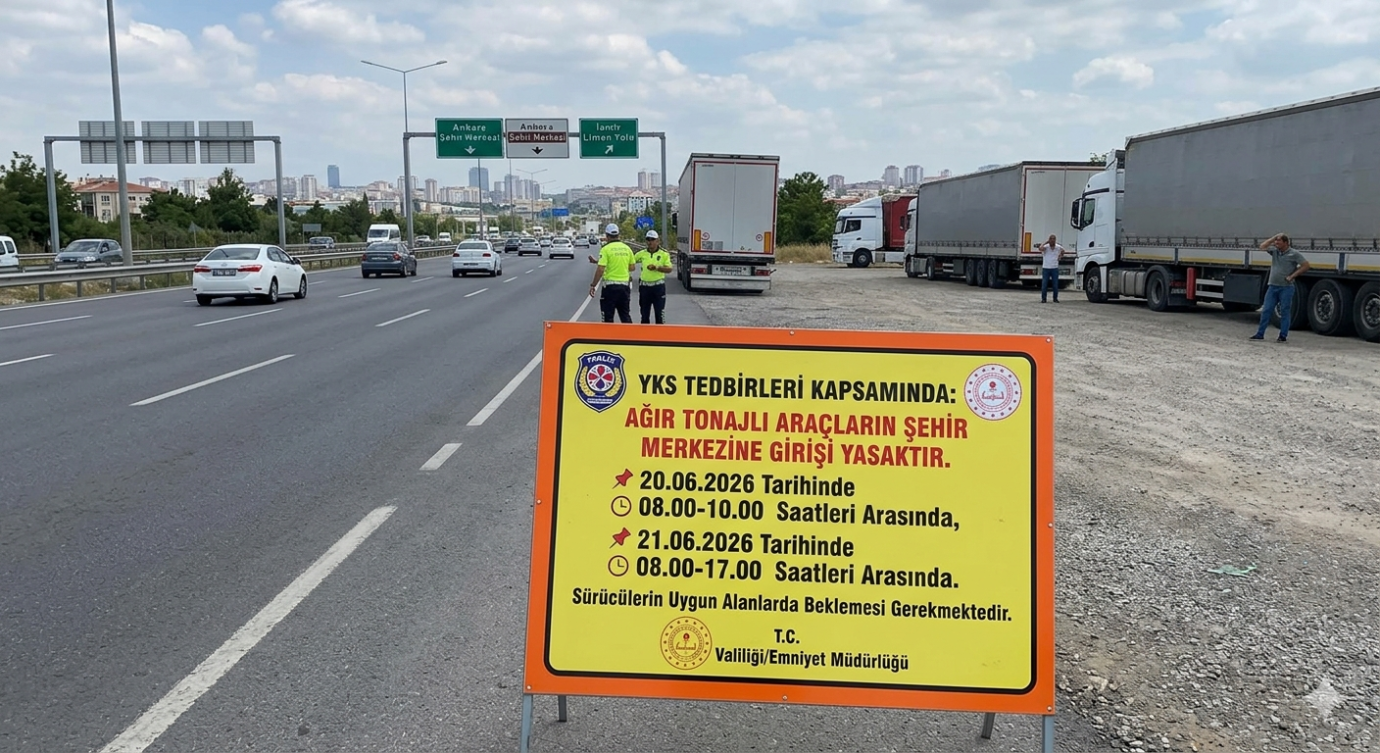 Mardin’de YKS Günü Ağır Tonajlı Araçlara Giriş Yasağı!