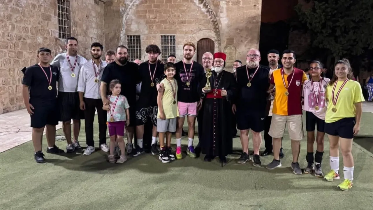 Mardin Kırklar Kilisesi’nde voleybol heyecanı: Şampiyon Mor Behnam