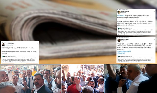 Gazetecilere çirkin saldırı!