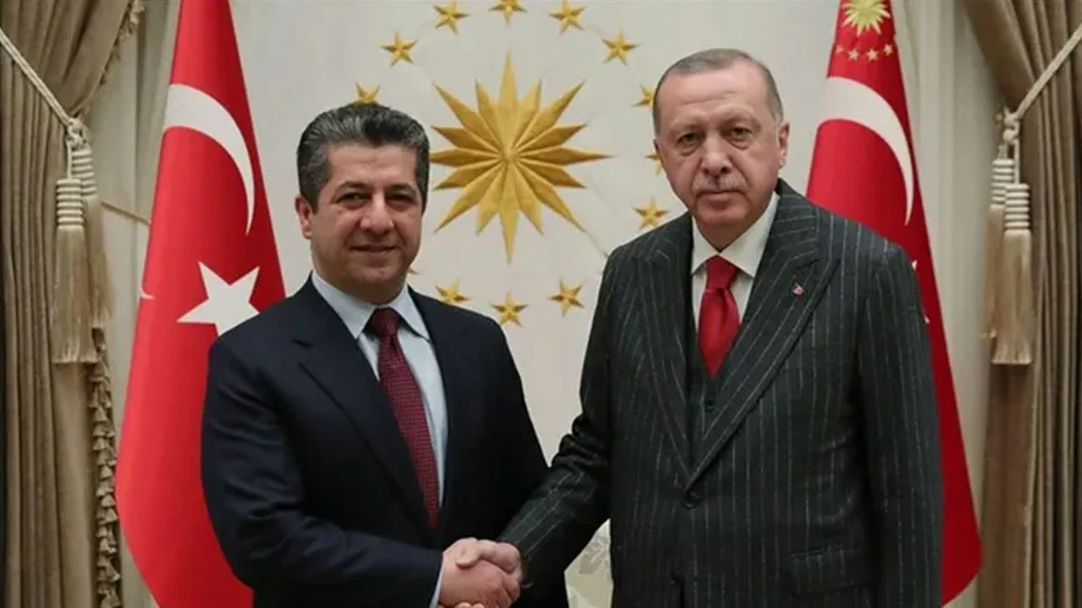 Barzani Erdoğan ve Fidan'la görüşmek için Ankara'da...