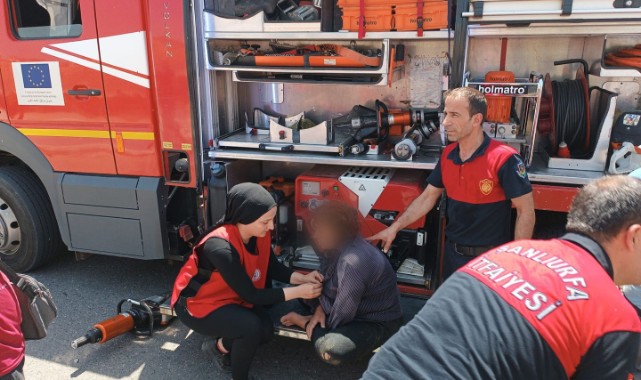 Urfa'da sulama kanalına düşen kadın kurtarıldı
