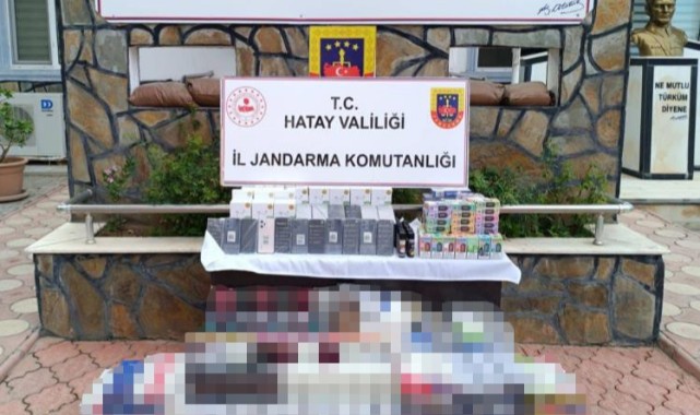 Hatay'da kaçakçılık operasyonu