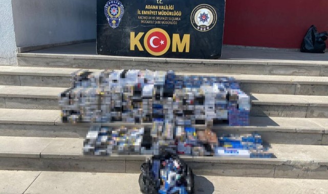 Polis yüzlerce gümrük kaçağı ele geçirdi
