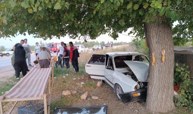 Osmaniye'de otomobil ağaca çarptı: çok sayıda yaralı