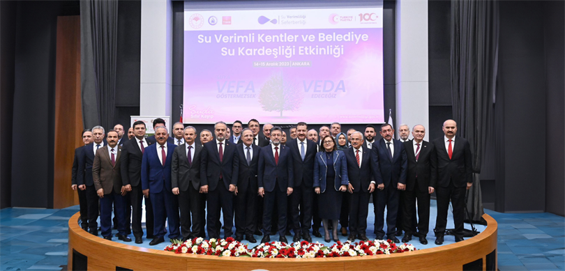 BAKAN YUMAKLI, SU VERİMLİ KENTLER VE BELEDİYE SU KARDEŞLİĞİ ETKİNLİĞİ'NE KATILDI
