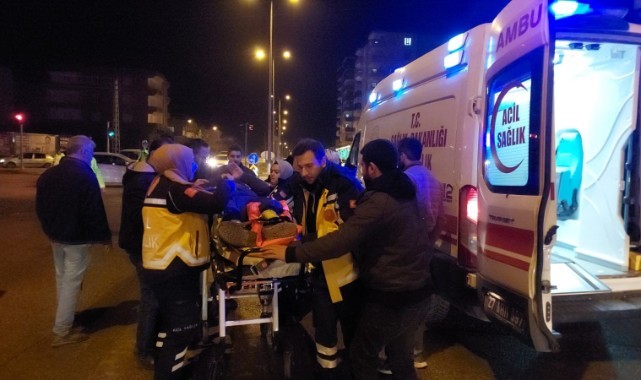 Nizip'te 2 motosiklet çarpıştı: 2 yaralı