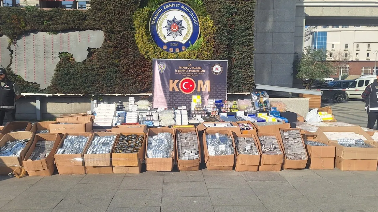40 milyon liralık kaçak ilaç ele geçirildi...
