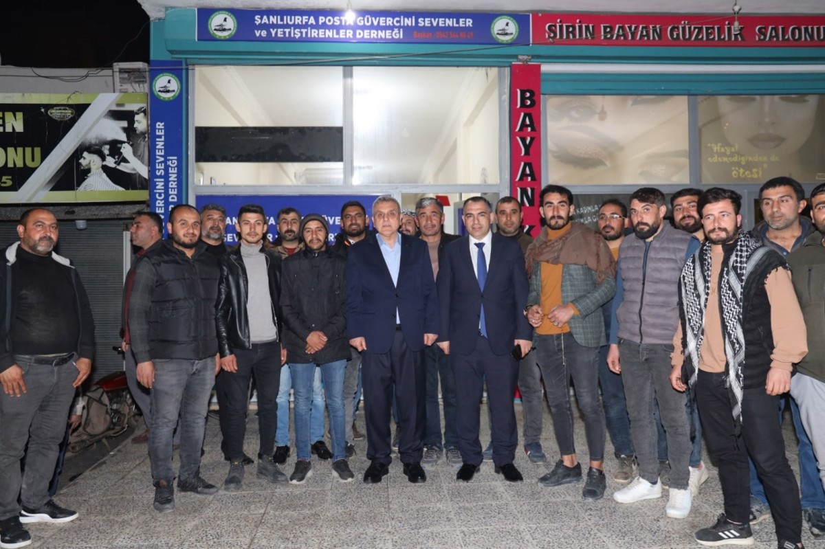 ŞANLIURFA POSTA GÜVERCİNİ SEVENLER VE YETİŞTİRENLER DERNEĞİNDEN BAŞKAN BEYAZGÜL’E DESTEK...