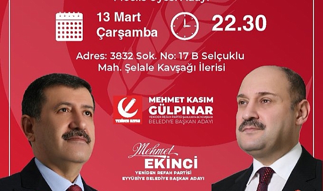 Aday Ekinci, Seçim Bürosu Açılışına Katılacak...