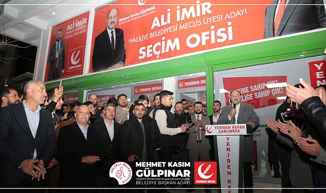 Gülpınar'a Seçim Bürosu Açılışında Vatandaşlardan Yoğun İlgi...