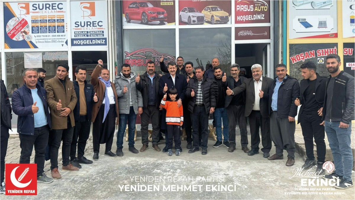 Eyyübiye Belediye Başkan Adayı Mehmet Ekinci Durmak Bilmiyor...