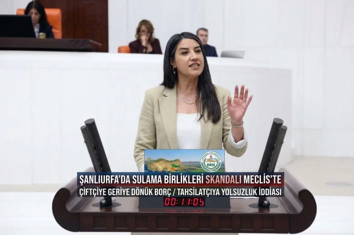 Şanlıurfa’da Sulama Birlikleri Skandalı Meclis’te: Çiftçiye Geriye Dönük Borç, Tahsilatçıya Yolsuzluk İddiası