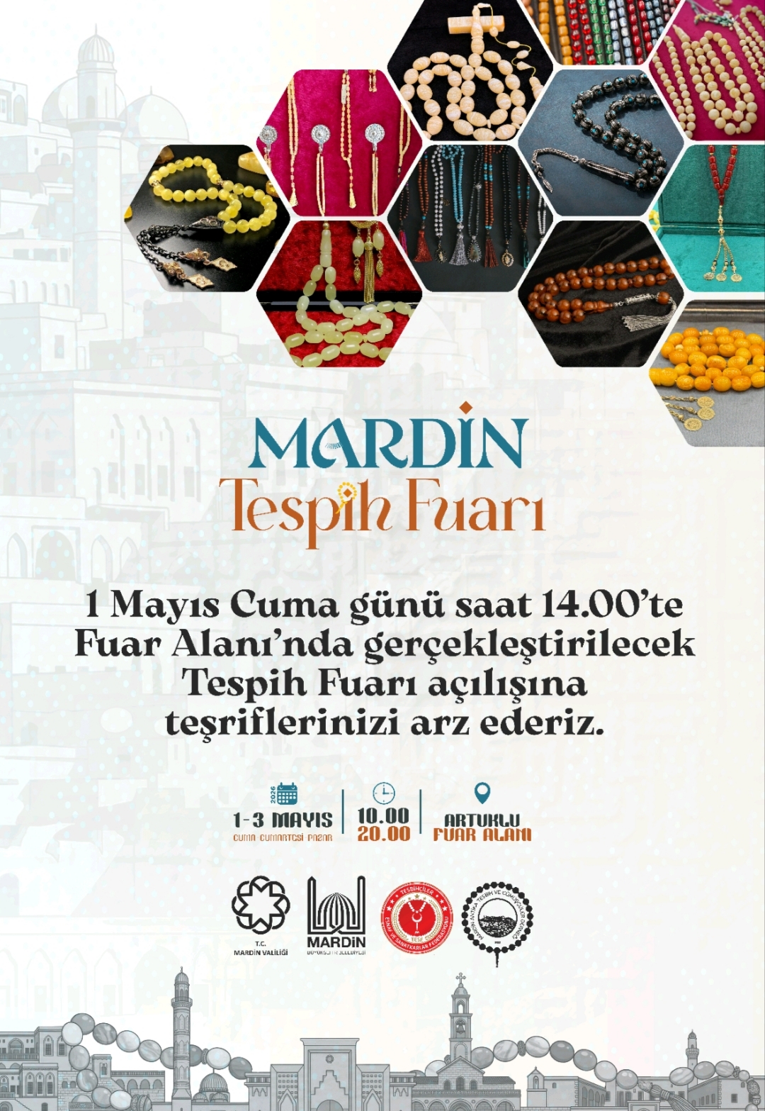 Mardin’de Tespih Sanatı Fuarı Kapılarını Açıyor